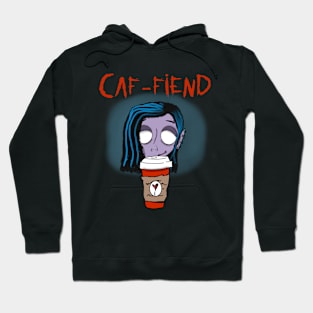 Caf-fiend girl Hoodie